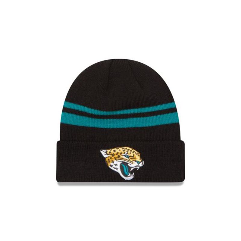 NFL Jacksonville Jaguars Cuff Knit (BLN0427) - Black New Era Beanies